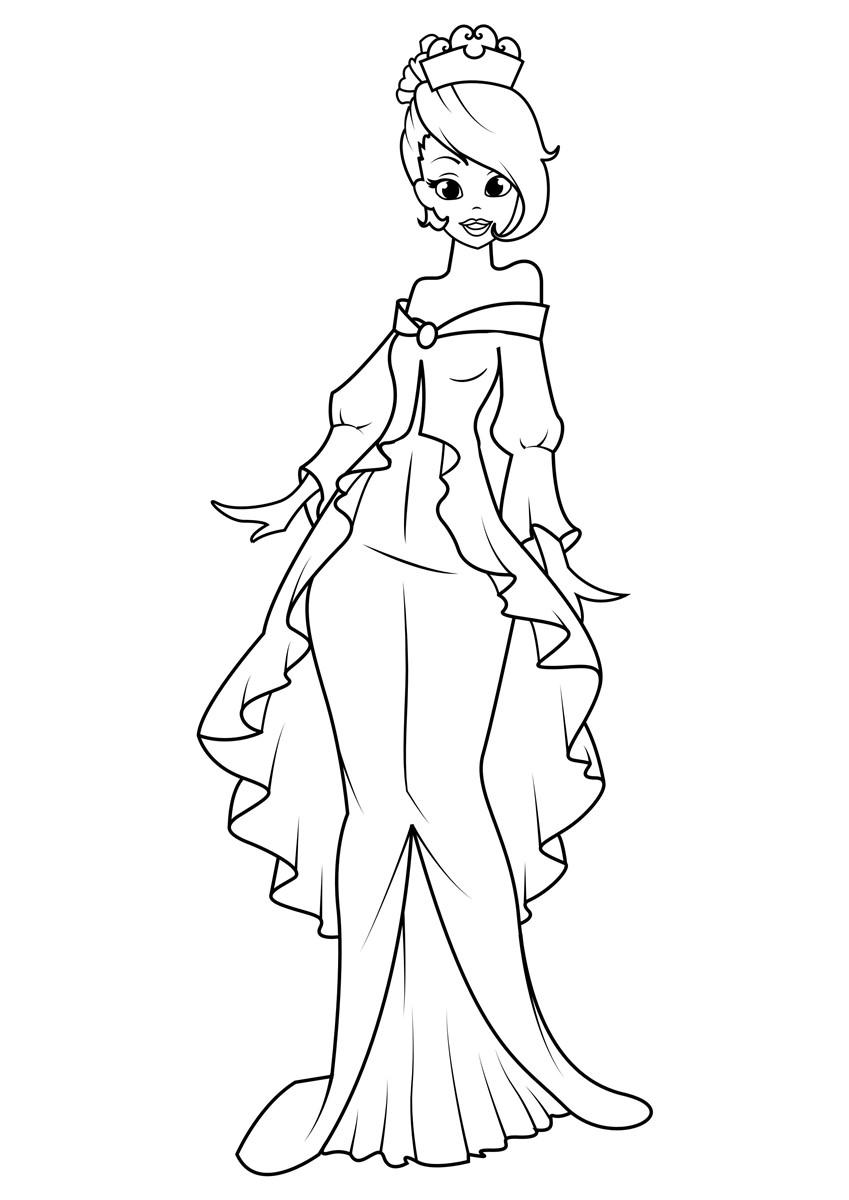 prinzessin Malvorlage prinzessin