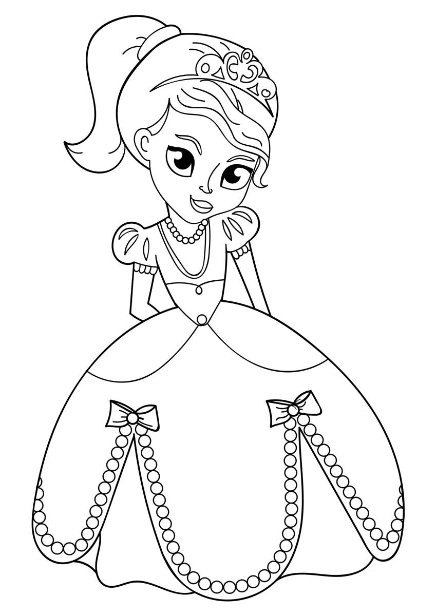 prinzessin Malvorlage prinzessin