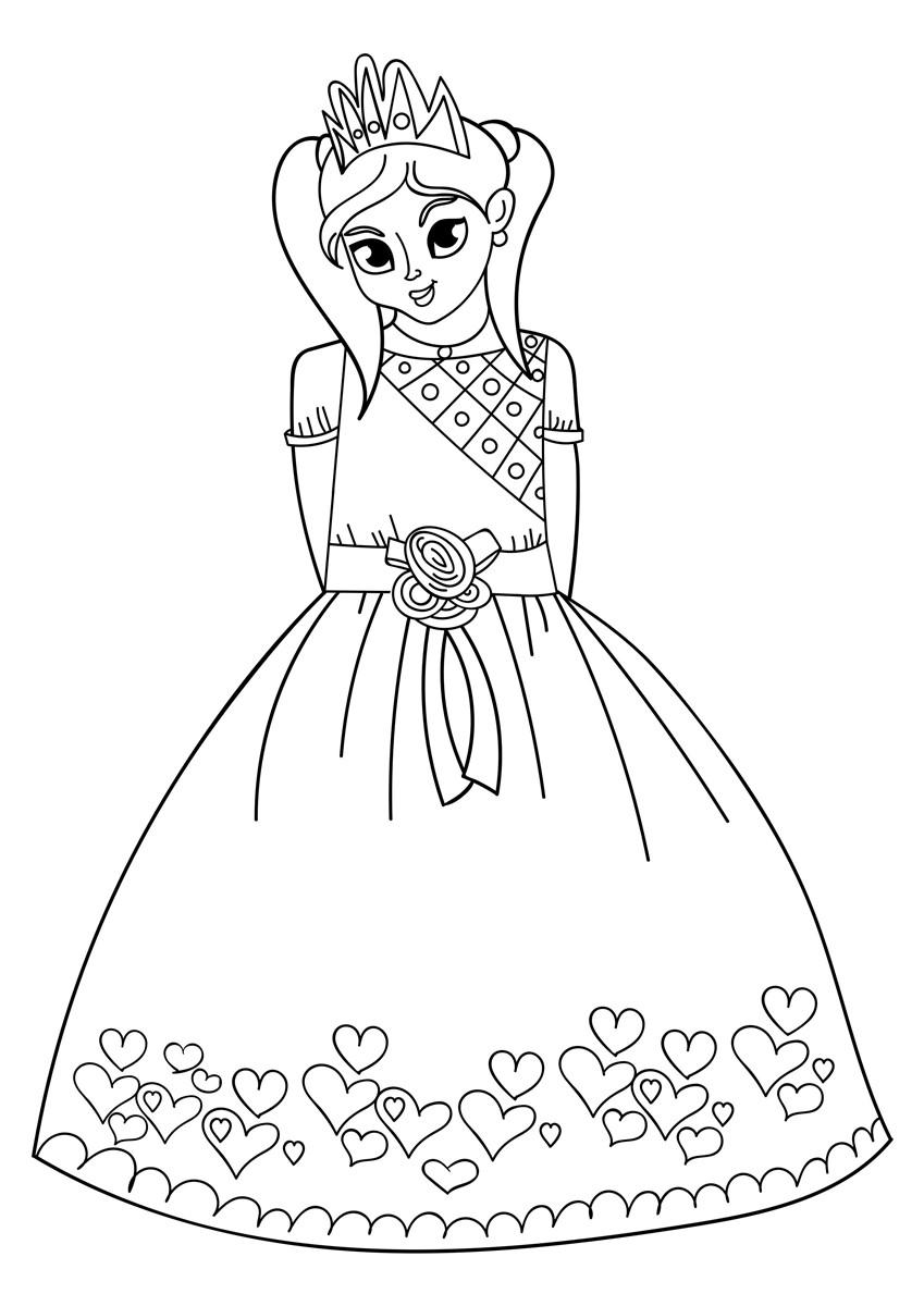 prinzessin Malvorlage prinzessin