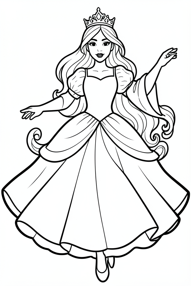 prinzessin Malvorlage prinzessin