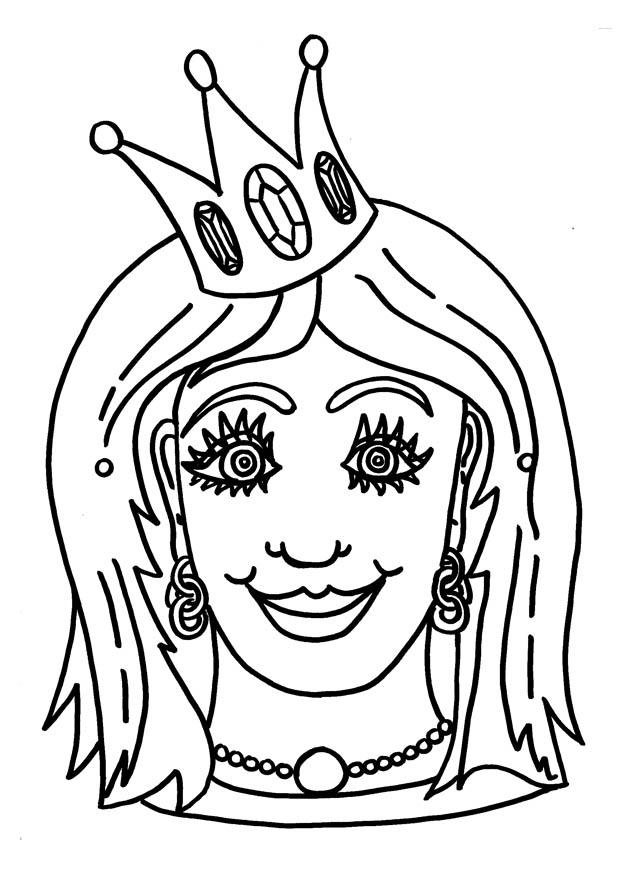 Basteln prinzessinnenmaske