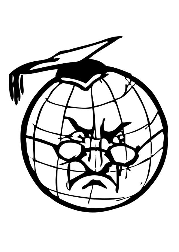 professor erde Malvorlage professor erde