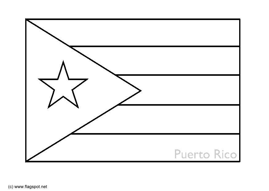 puerto rico Malvorlage puerto rico