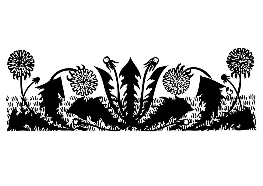 Malvorlage pusteblumen