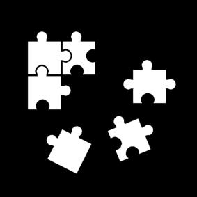 Malvorlage puzzeln