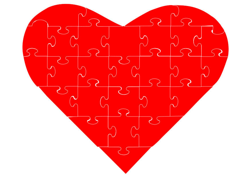 puzzle herz Bild puzzle herz