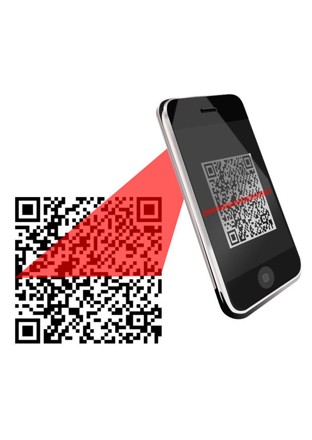 qr mit dem smartphone scannen Bild qr mit dem smartphone scannen