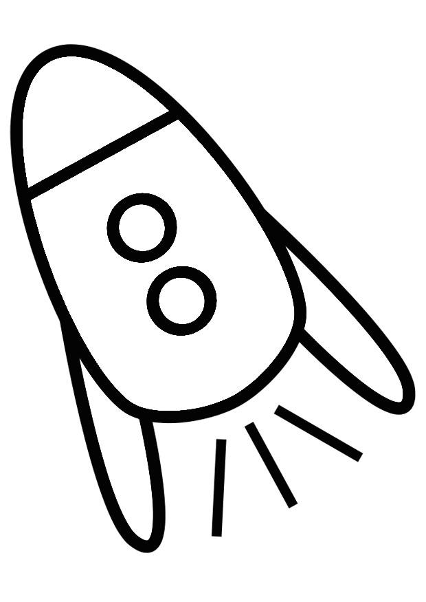 Malvorlage rakete