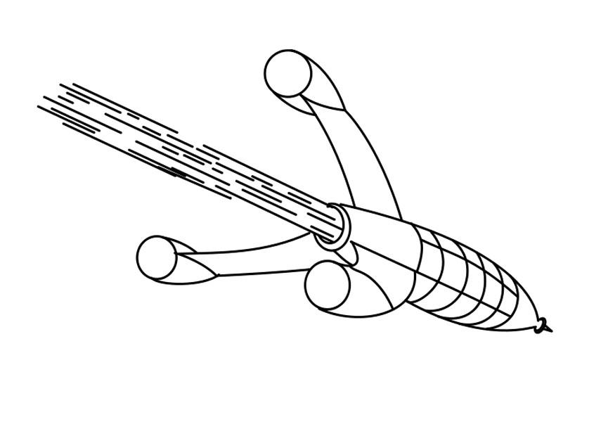 rakete Malvorlage rakete