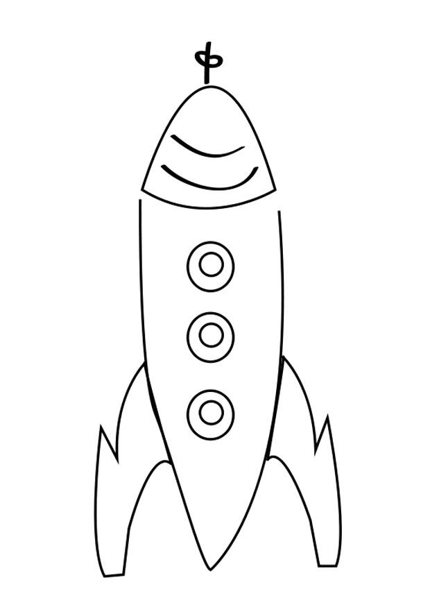rakete Malvorlage rakete