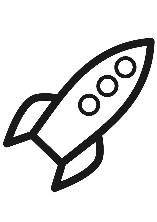 rakete Malvorlage rakete