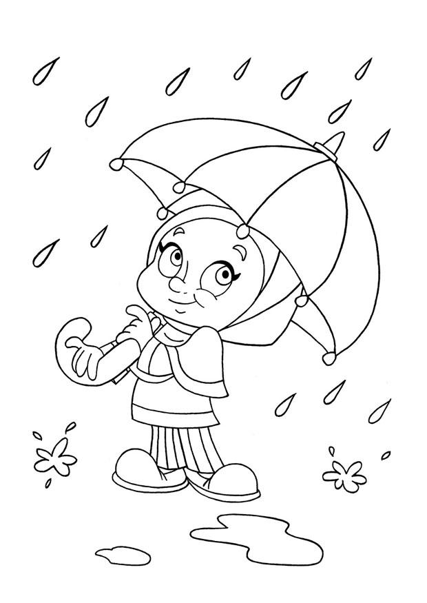 regen Malvorlage regen