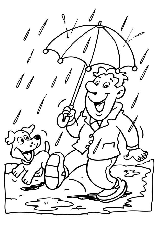 regen Malvorlage regen