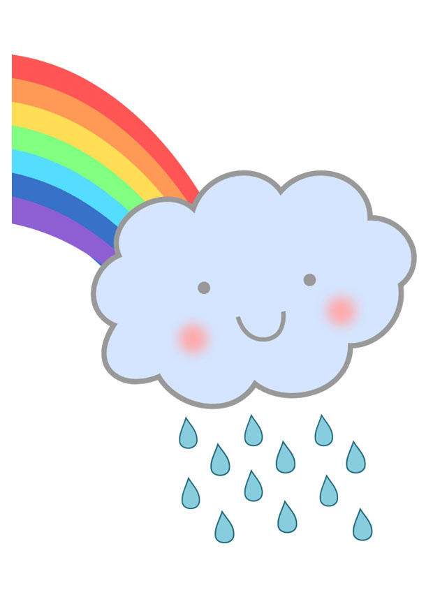 regenbogen mit regen Bild regenbogen mit regen