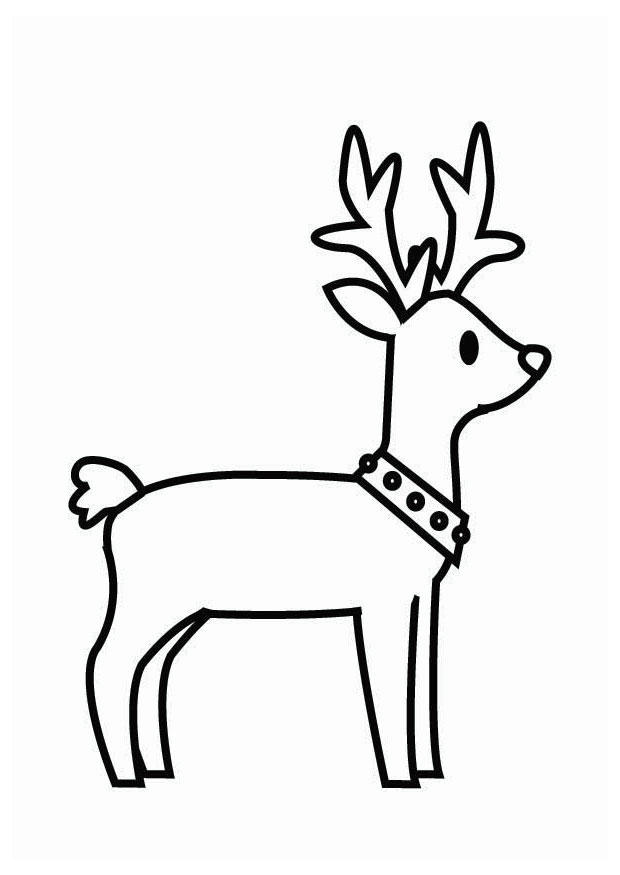 rentier weihnachten Malvorlage rentier weihnachten