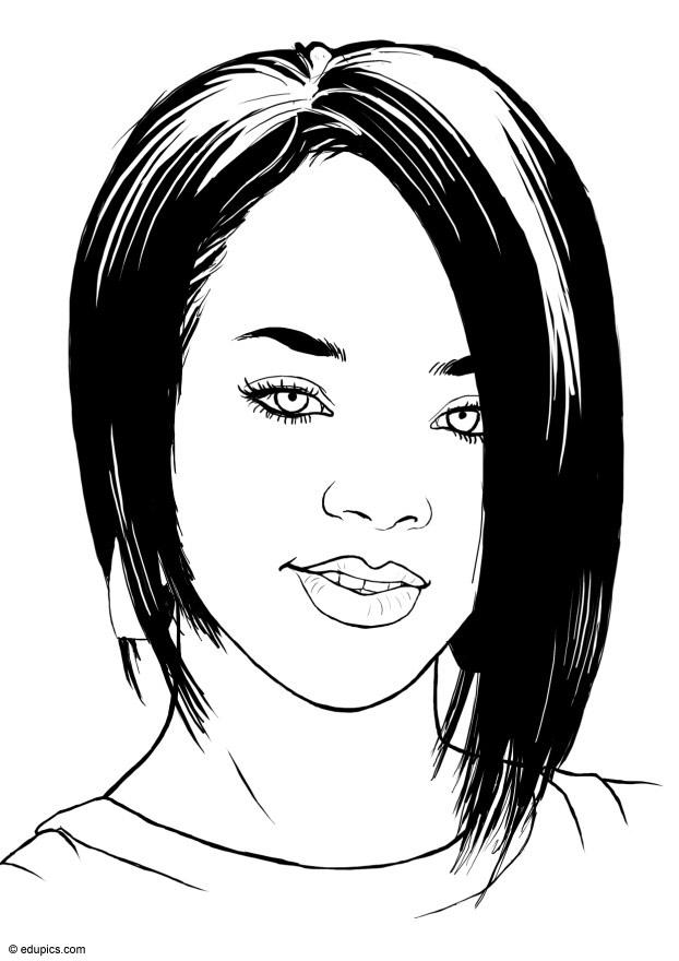 rihanna Malvorlage rihanna