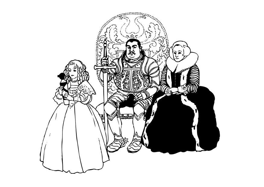 ritter mit familie Malvorlage ritter mit familie