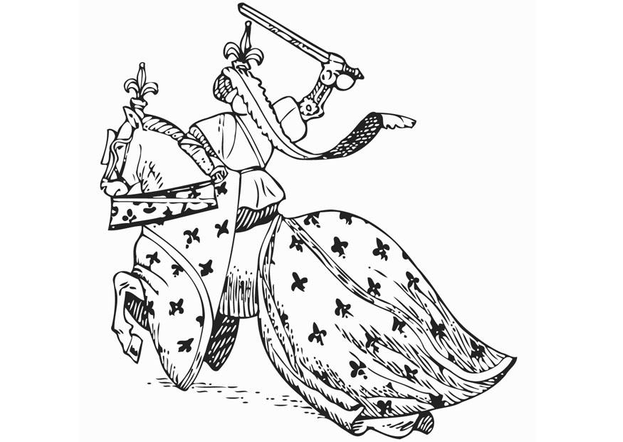 ritter zu pferde Malvorlage ritter zu pferde