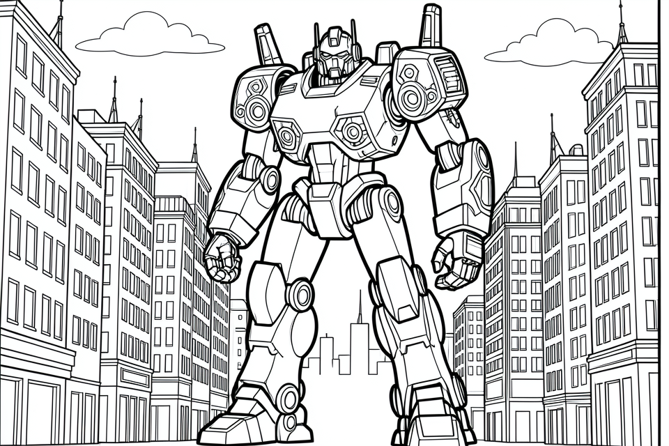 Malvorlage roboter