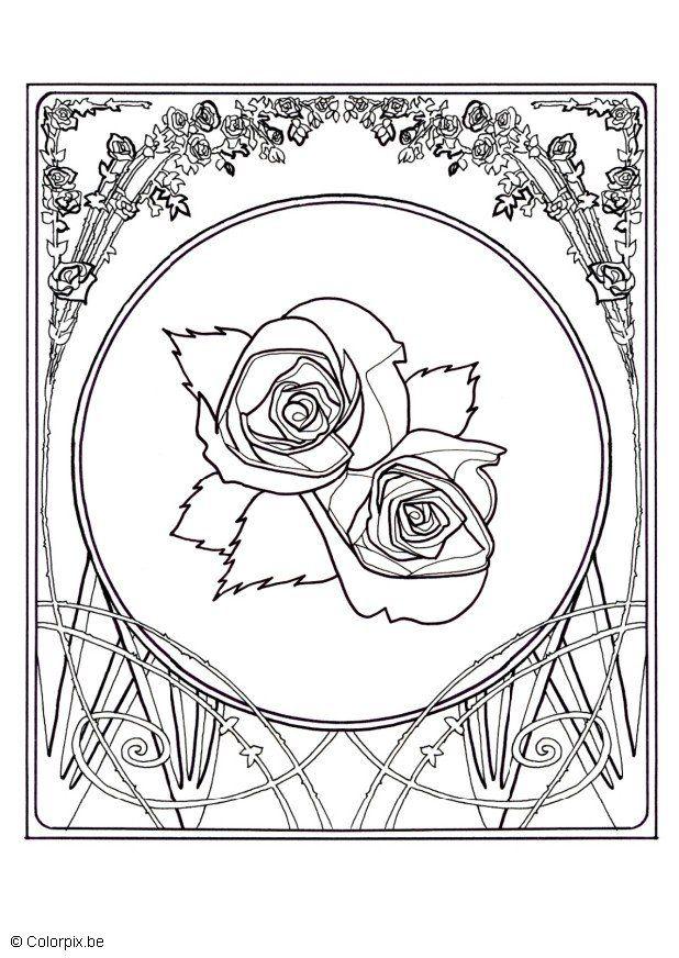 rosen Malvorlage rosen