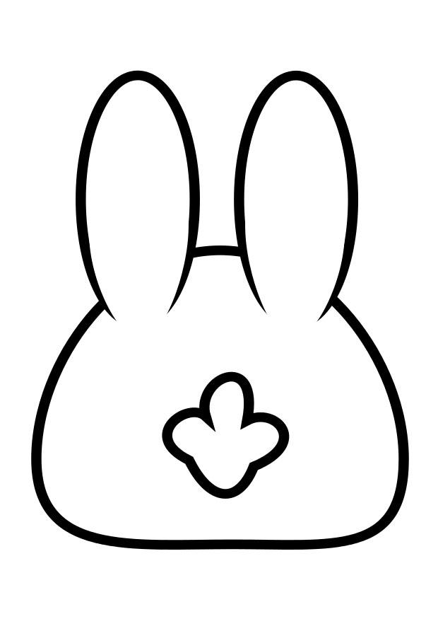 rA¼ckseite hase Malvorlage rA¼ckseite hase