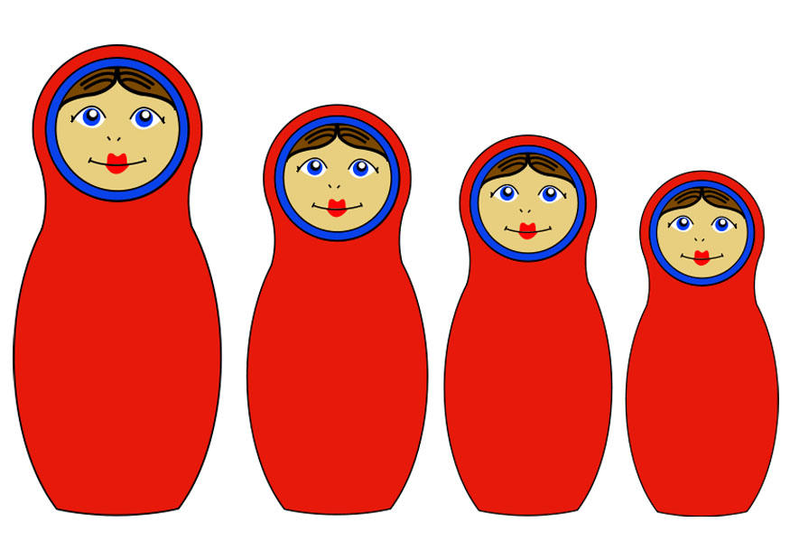 russische puppen Bild russische puppen