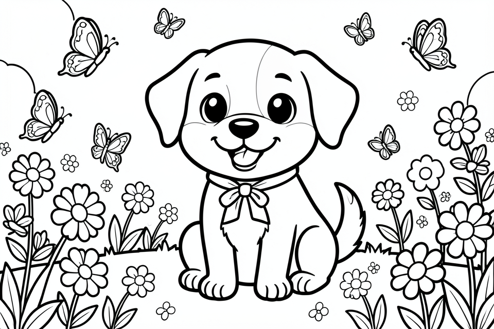 sA¼Aer hund im garten Malvorlage sA¼Aer hund im garten