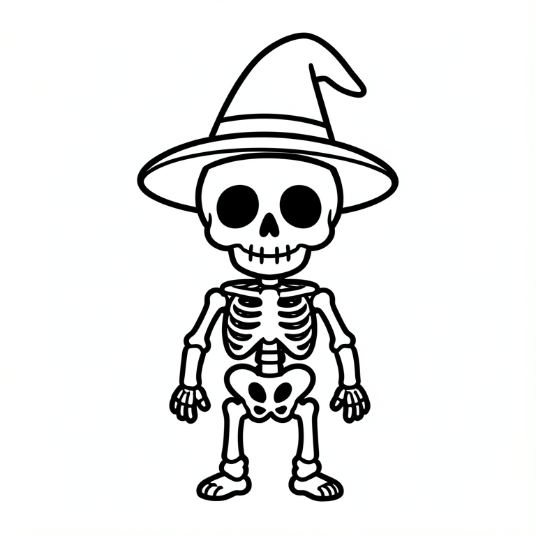sA¼Aes halloween-skelett Malvorlage sA¼Aes halloween-skelett