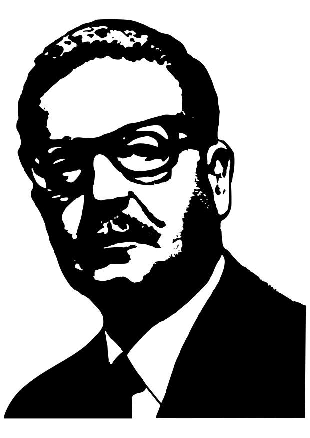 salvador allende Malvorlage salvador allende