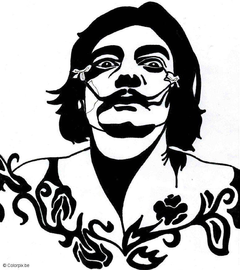 salvador dalA Malvorlage salvador dalA