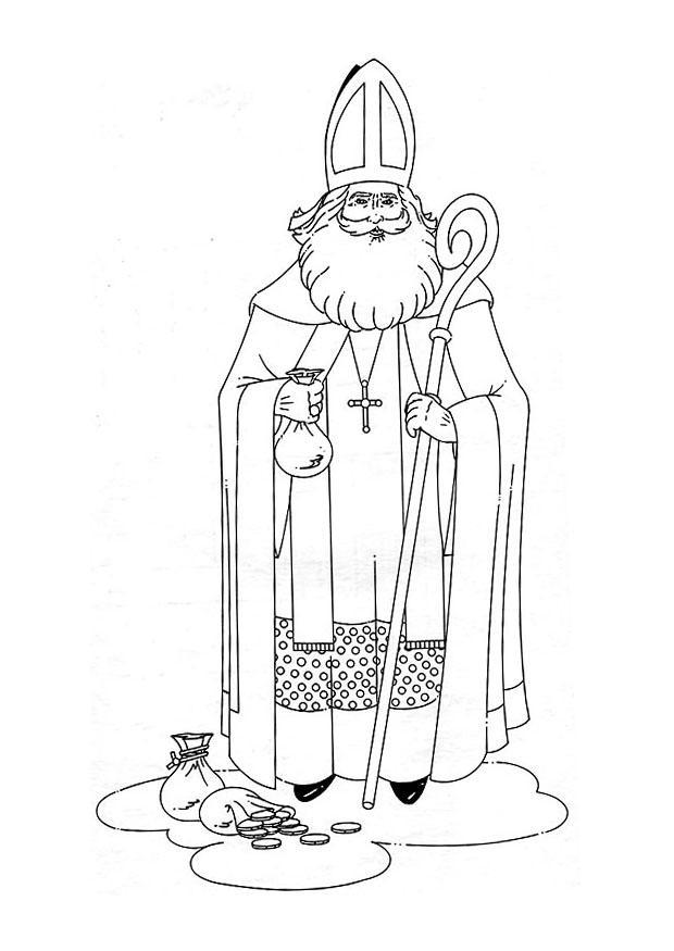 sankt nikolaus Malvorlage sankt nikolaus