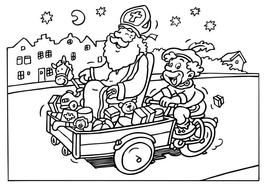 Malvorlage sankt nikolaus und knecht ruprecht