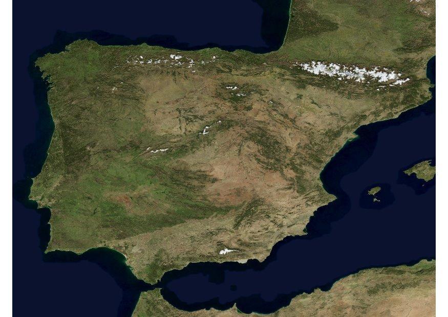 satellitenfoto spanien Foto satellitenfoto spanien