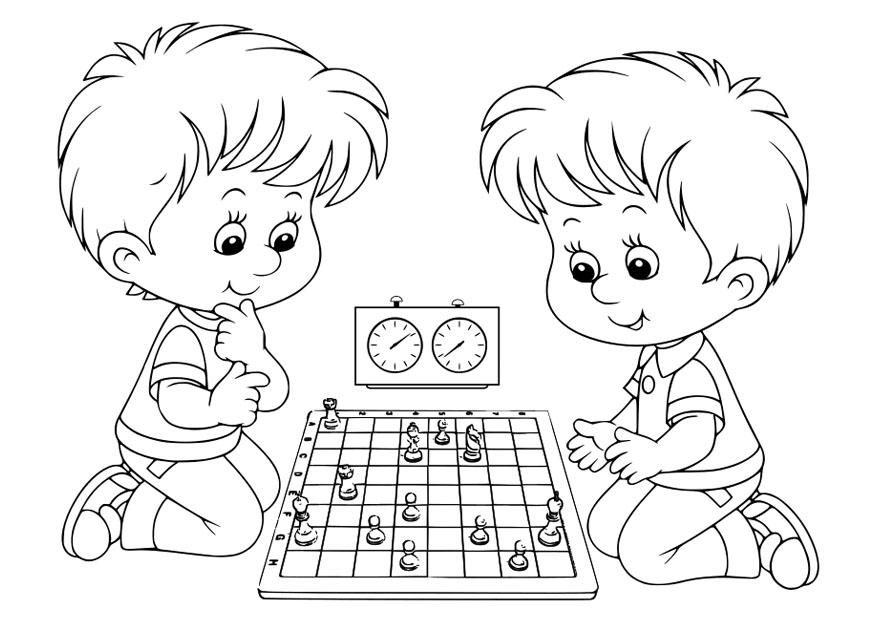 schach 2 Malvorlage schach 2