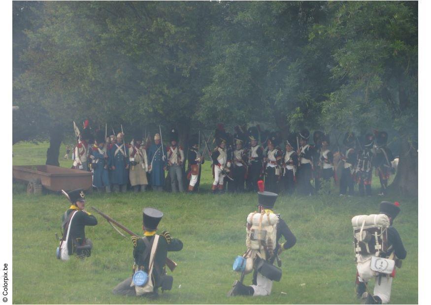 schlacht bei waterloo Foto schlacht bei waterloo
