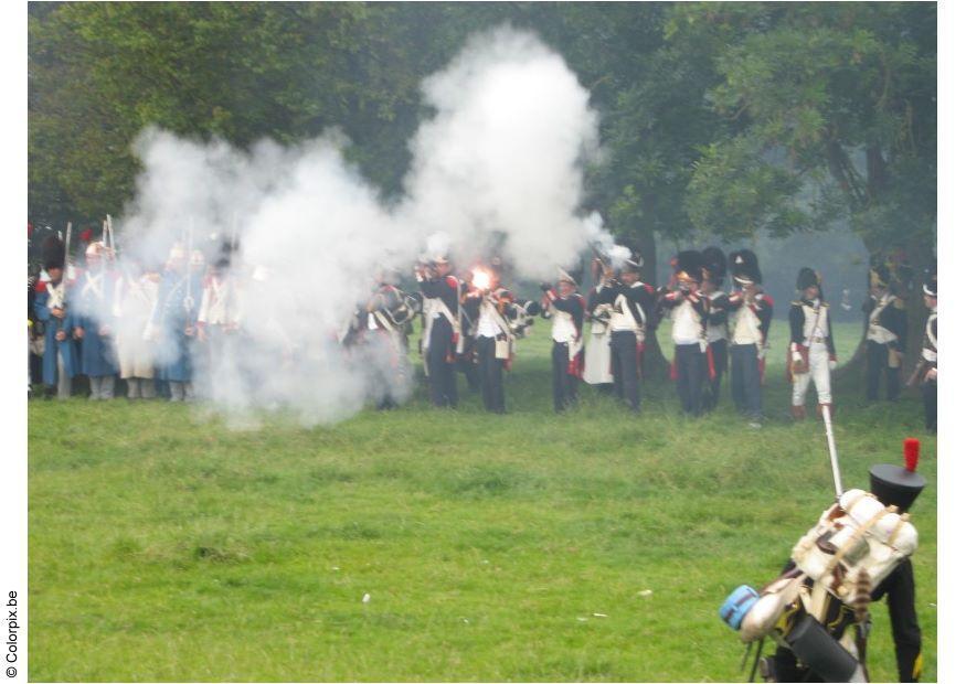 schlacht bei waterloo Foto schlacht bei waterloo