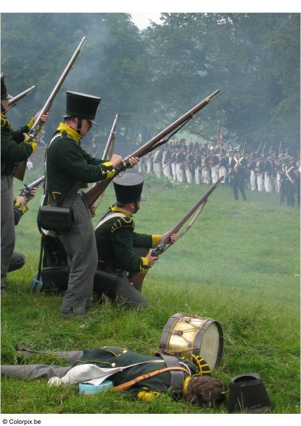 schlacht bei waterloo Foto schlacht bei waterloo