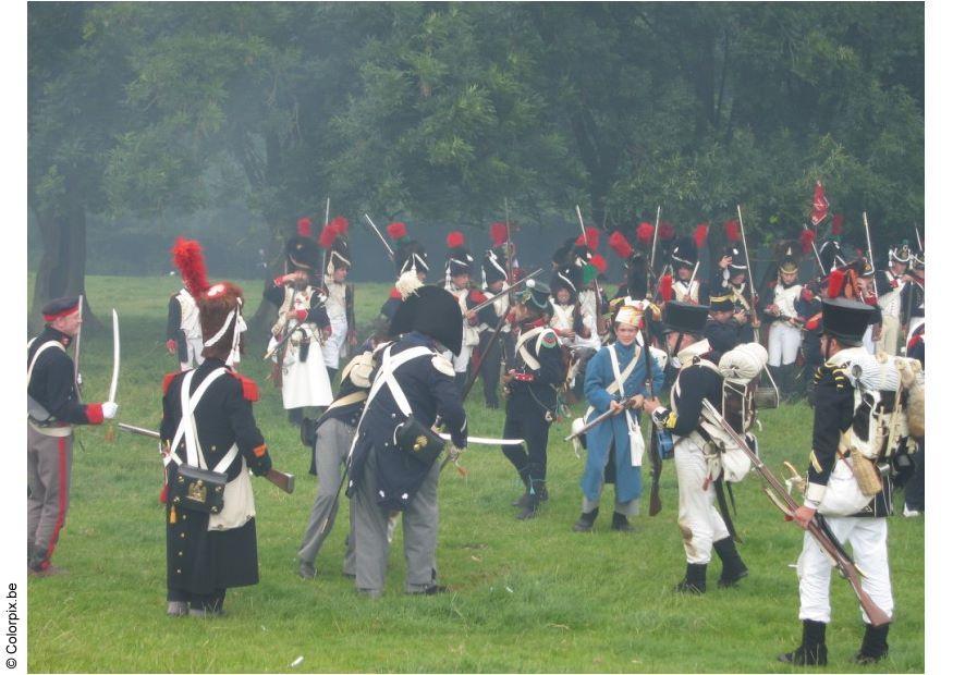 schlacht bei waterloo Foto schlacht bei waterloo