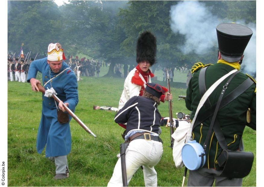 schlacht bei waterloo Foto schlacht bei waterloo