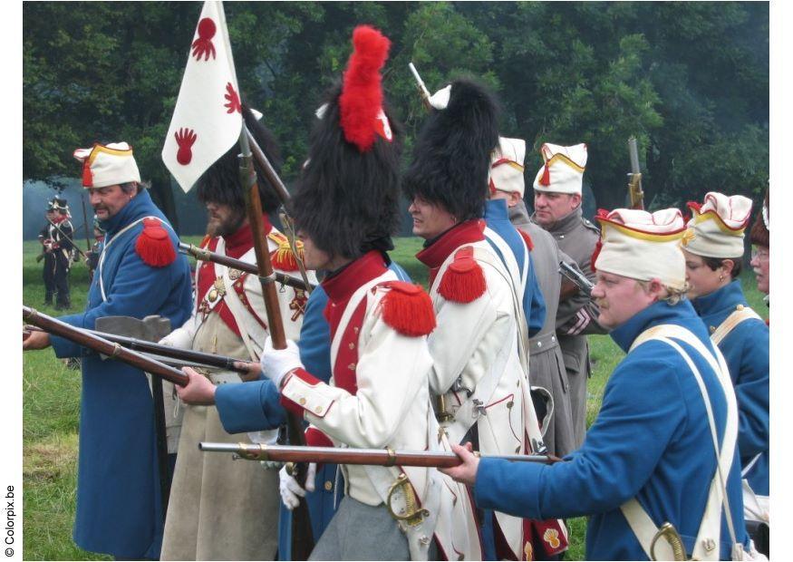 schlacht bei waterloo Foto schlacht bei waterloo