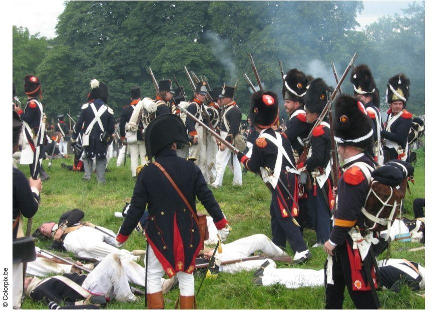schlacht bei waterloo Foto schlacht bei waterloo