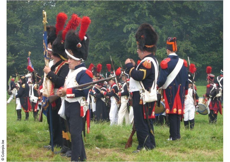 schlacht bei waterloo Foto schlacht bei waterloo