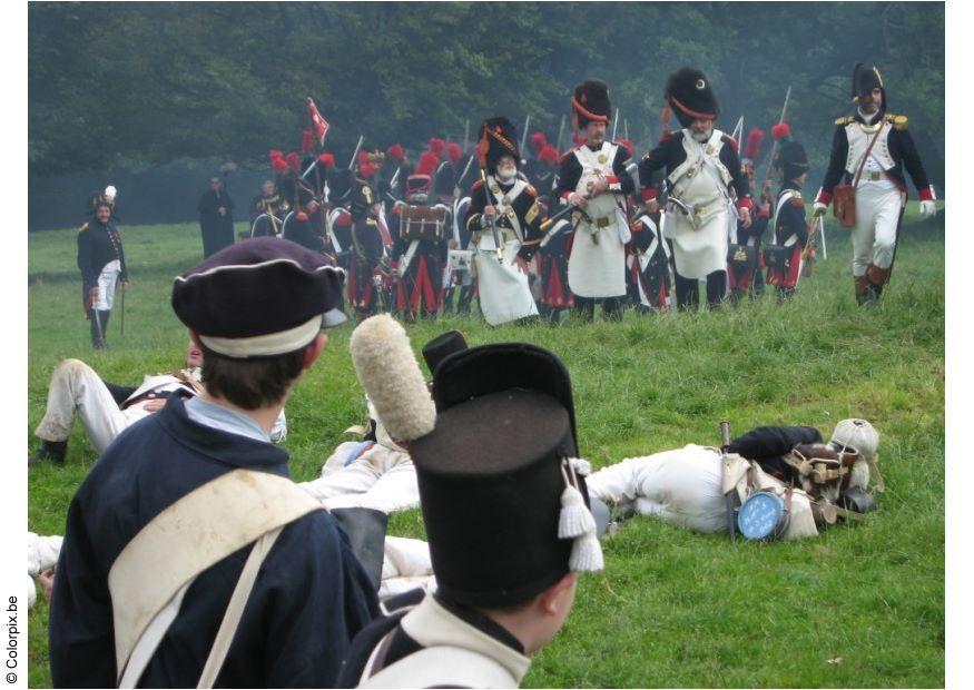 schlacht bei waterloo Foto schlacht bei waterloo