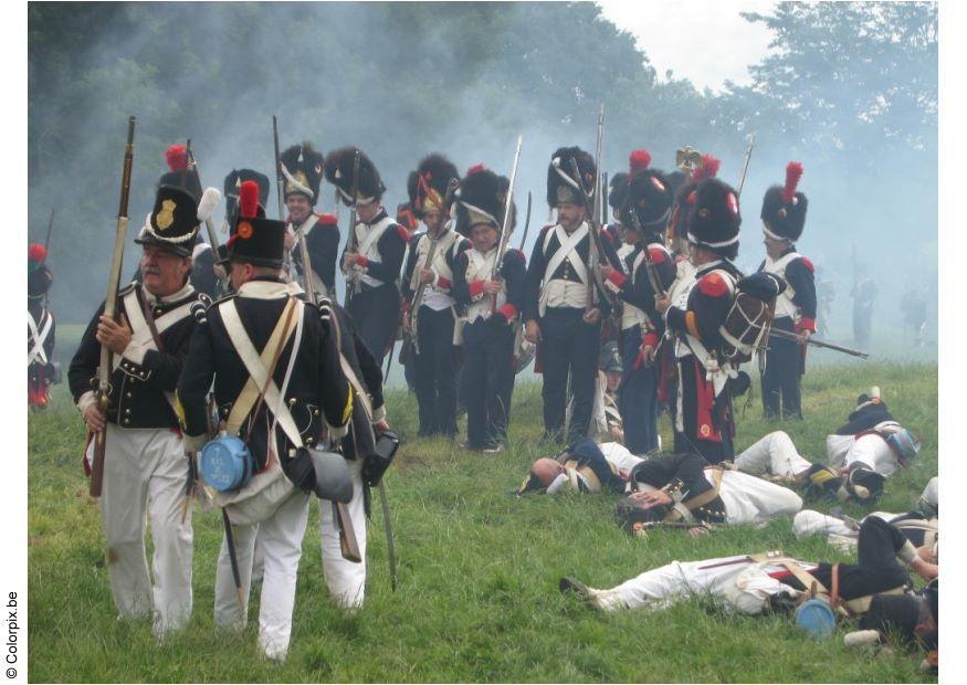 schlacht bei waterloo Foto schlacht bei waterloo