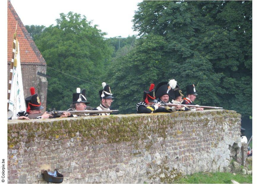 schlacht bei waterloo Foto schlacht bei waterloo