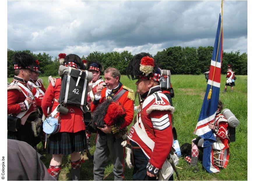 schlacht bei waterloo Foto schlacht bei waterloo