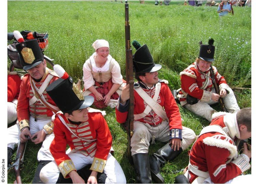 schlacht bei waterloo Foto schlacht bei waterloo