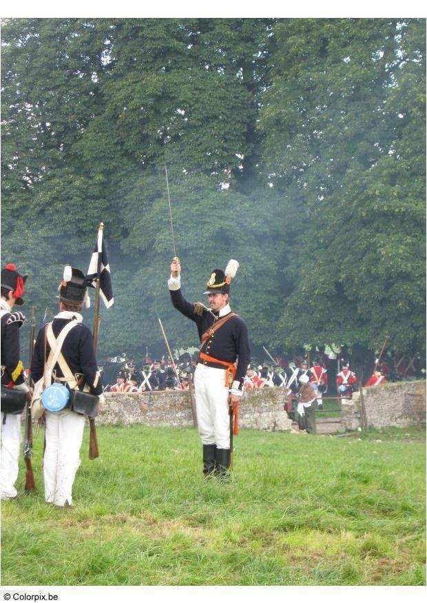 schlacht bei waterloo Foto schlacht bei waterloo