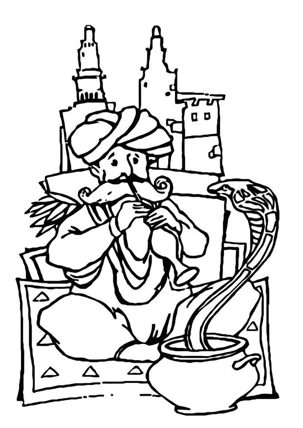 schlangenbeschwA¶rer Malvorlage schlangenbeschwA¶rer