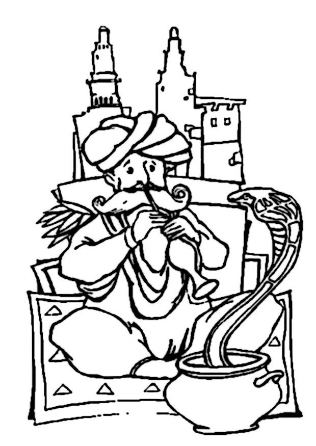schlangenbeschwA¶rer Malvorlage schlangenbeschwA¶rer